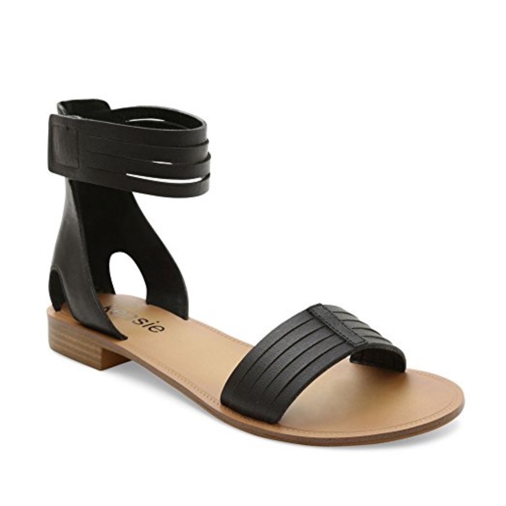 Kensie Bibi sandals size 7.5 /fit 8! black brown